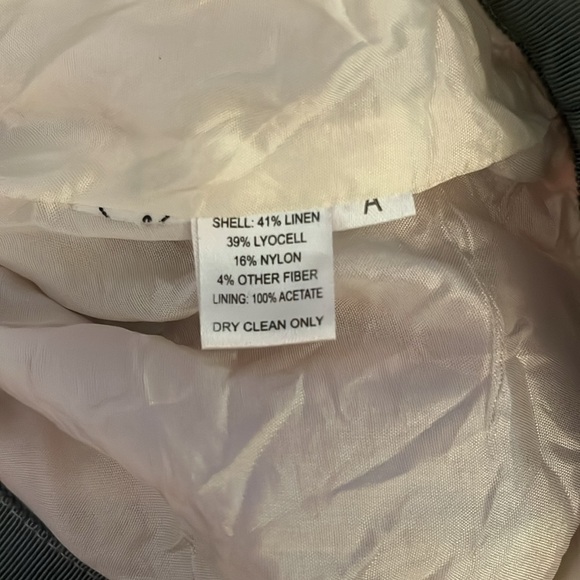 LOFT Linen Multicolor Abstract Floral Flowy Skirt - Picture 12 of 12